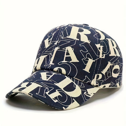 New Trendy Unisex Fashion Baseball Cap with Large Letters