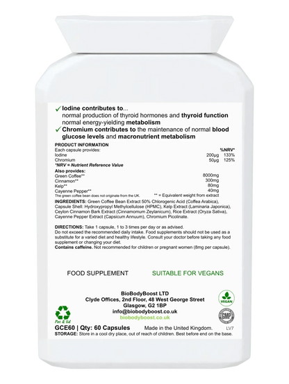 CGA Slender - Green Coffee 8000 CGA-1