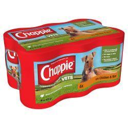 Product Details CHAPPIE Dog Cans Chicken & Rice 6x412g