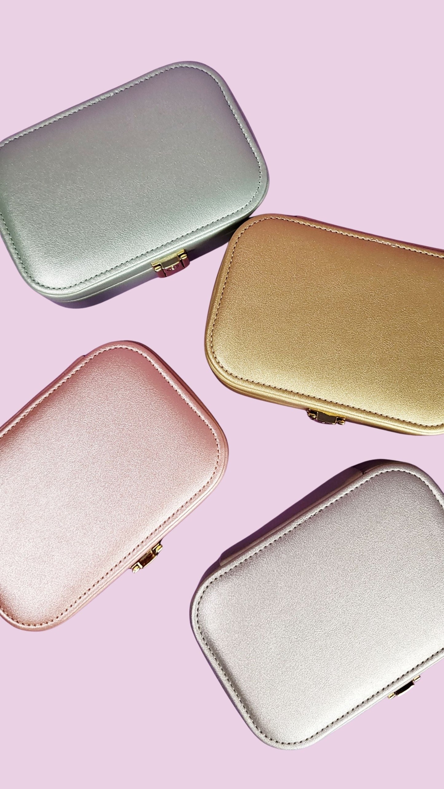 Travel Jewellery Box – Compact Organizer with Mirror