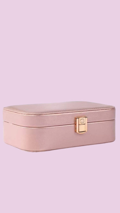 Travel Jewellery Box – Compact Organizer with Mirror