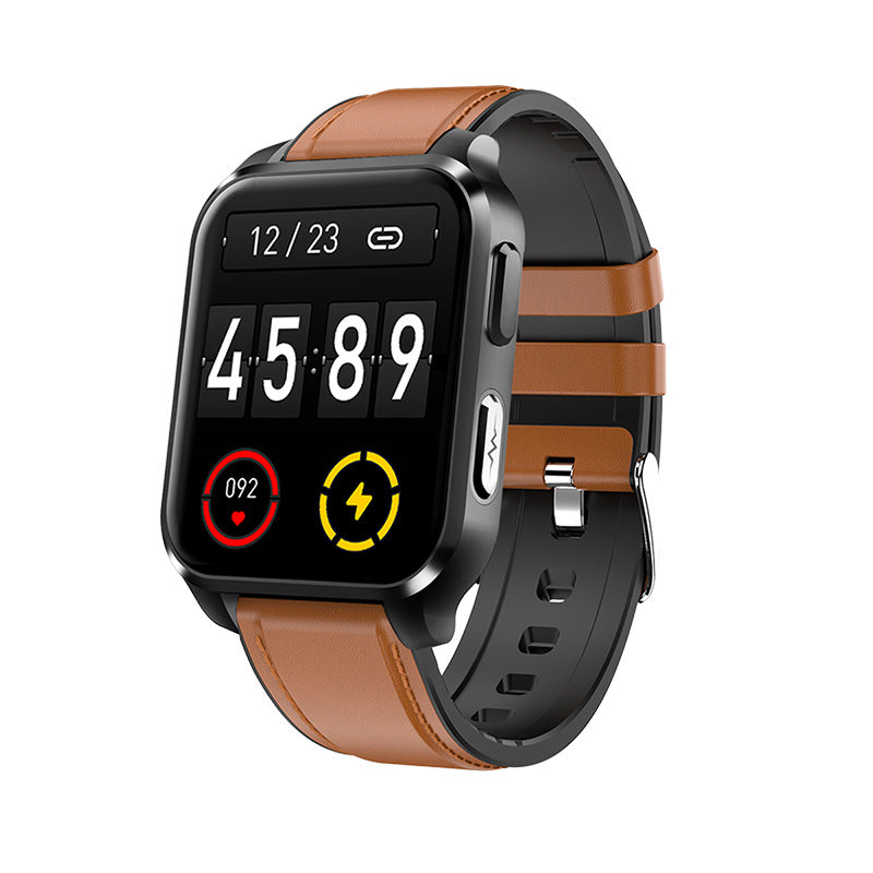 Sleek Blue Smart Fitness Watch with Step Tracker & Digital Display