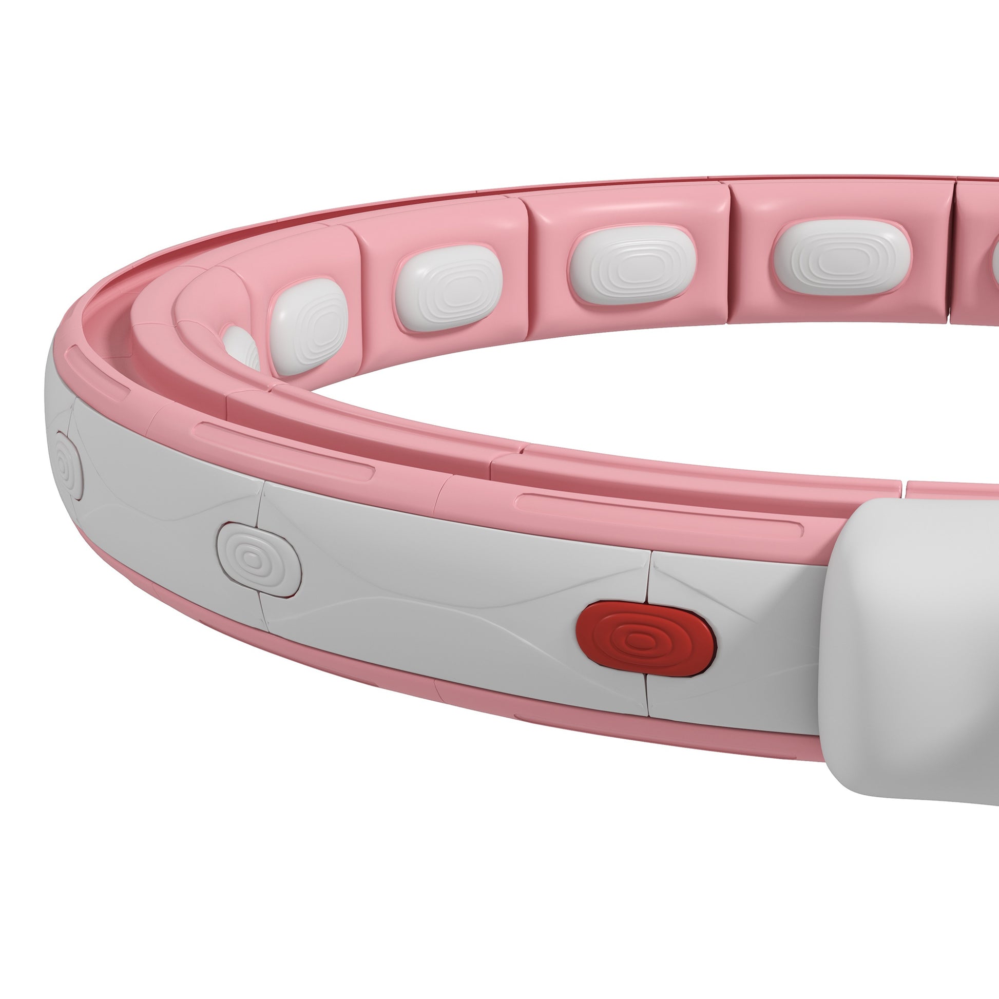 SPORTNOW Weighted Smart Hula Hoop, Massage Hula Ring with 16 Detachable Knots, 360° Auto-Rotating Ball and Digital Counter-7