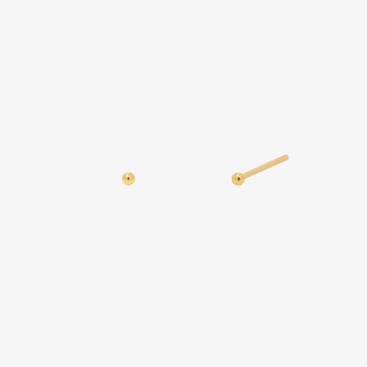 Simple ball stud earrings-0