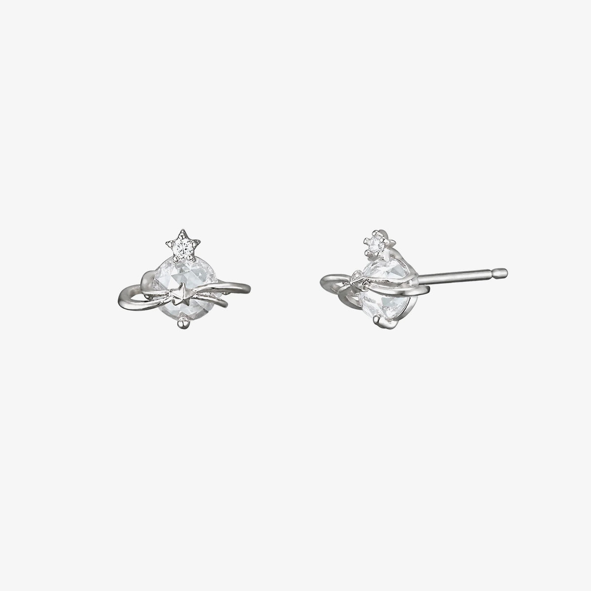 Princess saturn earrings-5