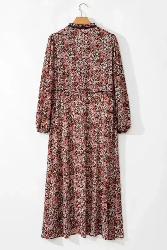 Sienna Petal Tier Midi Dress-4
