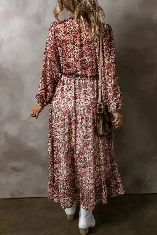 Sienna Petal Tier Midi Dress-1