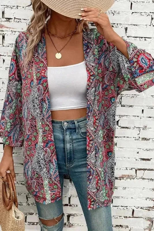 Paisley Panache Kimono-2