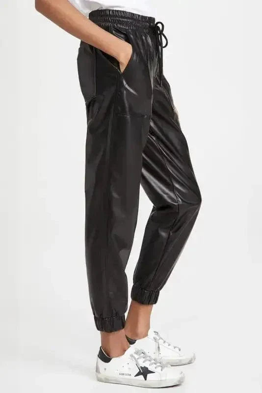 Posh Trotter Faux Leather Pants-2