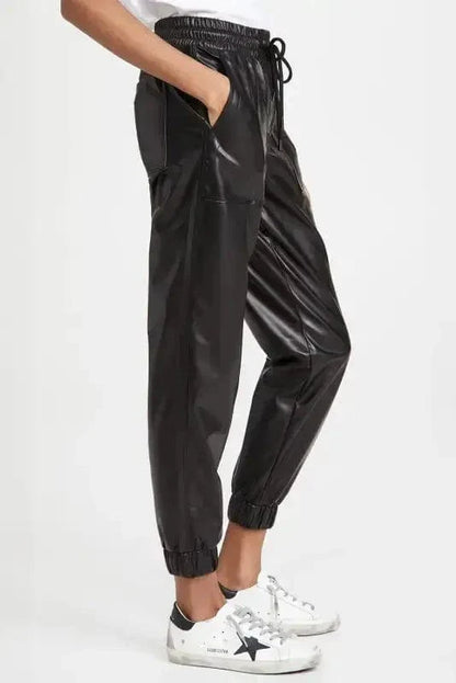 Posh Trotter Faux Leather Pants-2