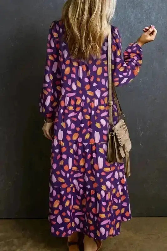 Petal Flowy Maxi Dress
