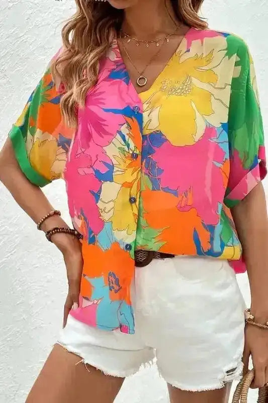 Tropical Bloom Shirt-0