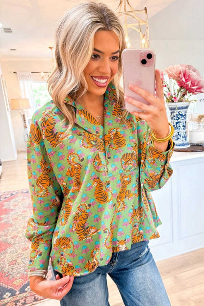 Tiger Chic Casual Shirt-2