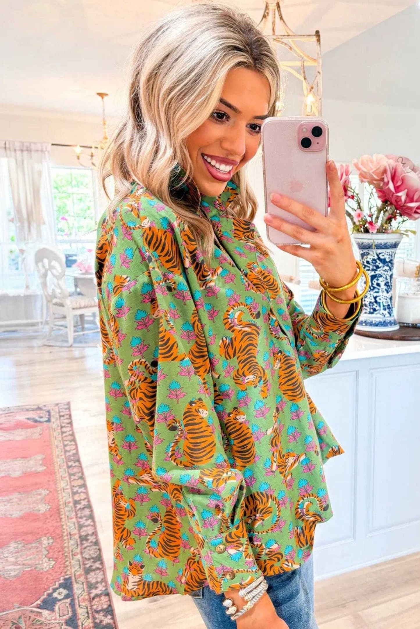 Tiger Chic Casual Shirt-1