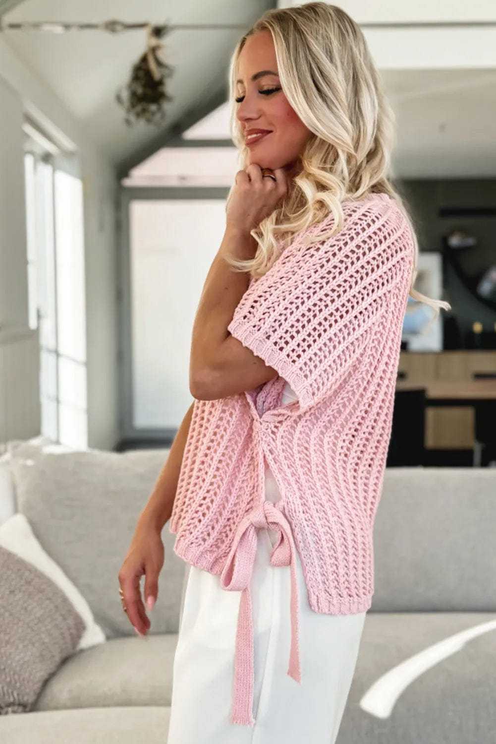 Soft Hue Crochet Top-4