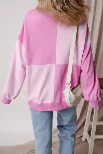 Sorbet Shades High Low Sweatshirt-1