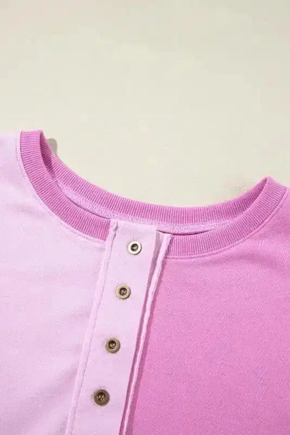 Sorbet Shades High Low Sweatshirt-4