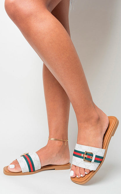 Open Toe Flat Sandals For Women