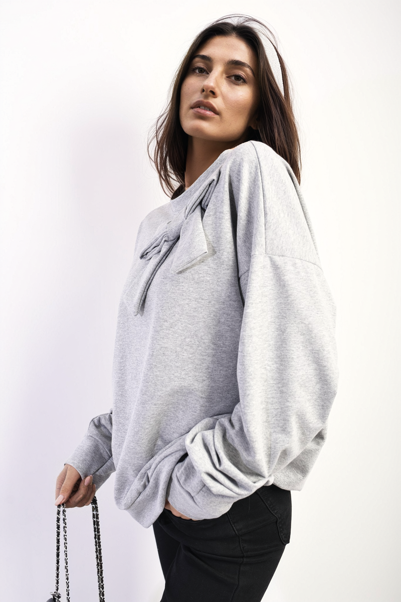 Long Sleeve Bow Detail Jumper-7