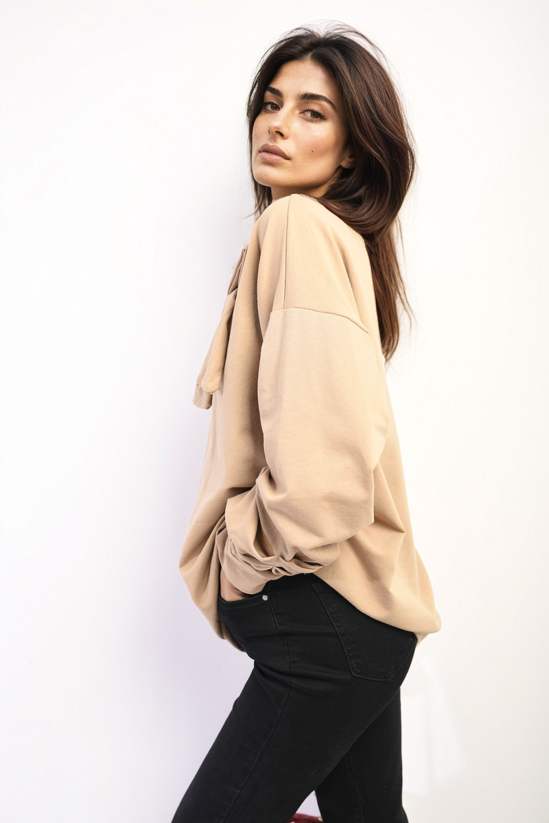 Long Sleeve Bow Detail Jumper-6