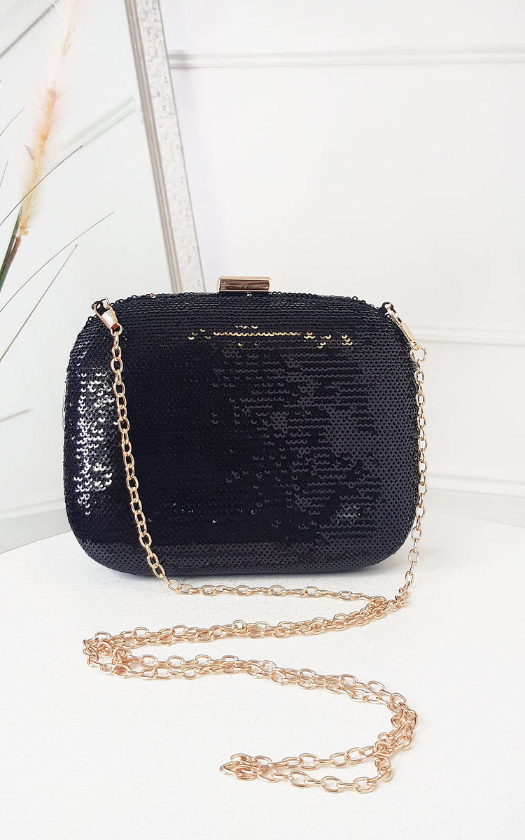 Sequin Embellished Handbag-1