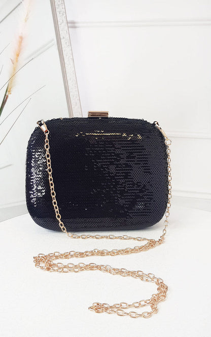 Sequin Embellished Handbag-1