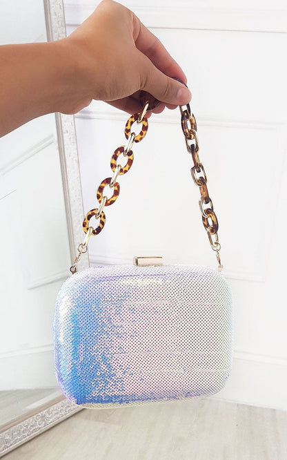 Sequin Embellished Handbag-5