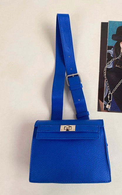 Faux Leather Crossbody Bag with Adjustable Strap-4