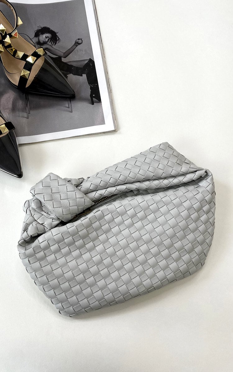Faux Leather Quilted Handbag-5