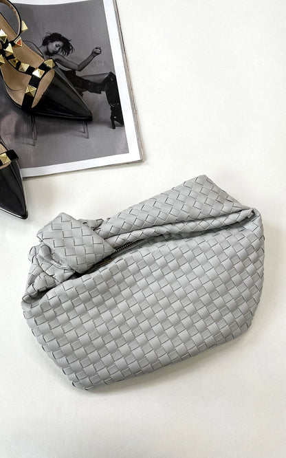 Faux Leather Quilted Handbag-5