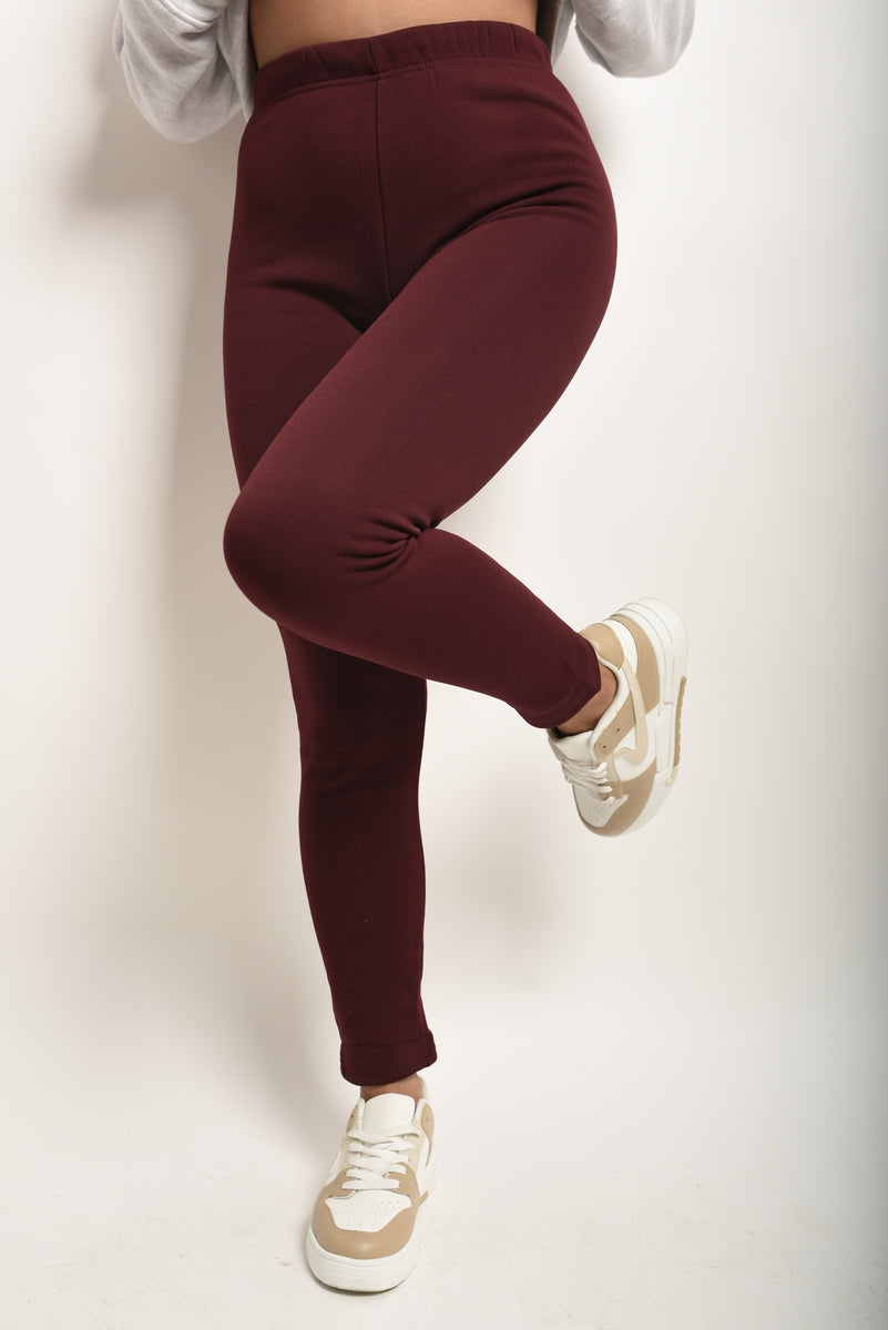 High Waisted Stretch Leggings-5