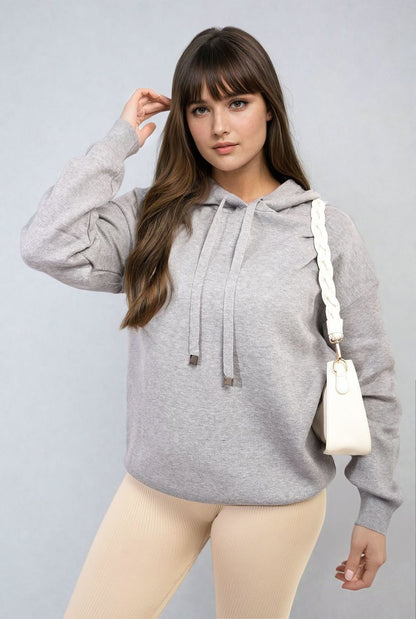New York City Print Knitted Hoodie-3