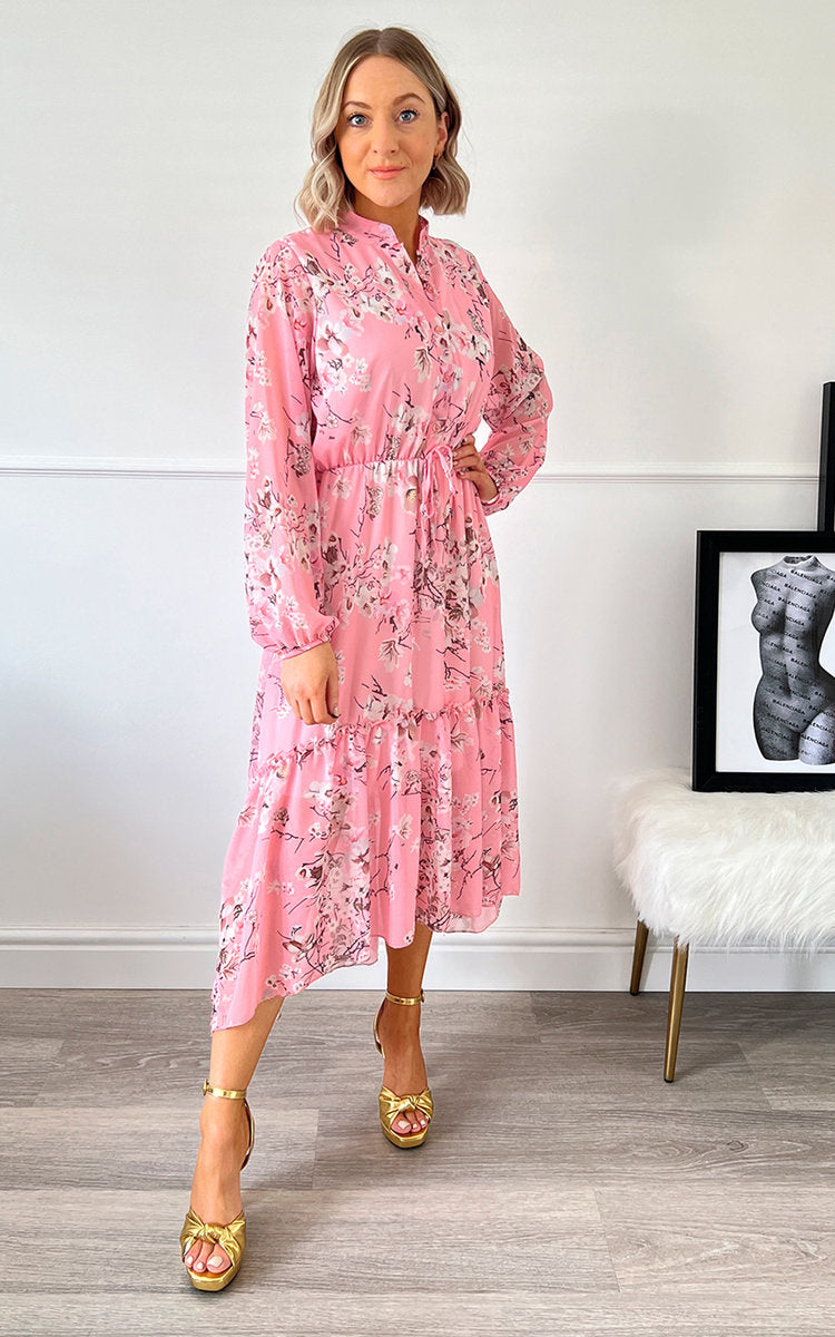 Tiered Midi Dress-2