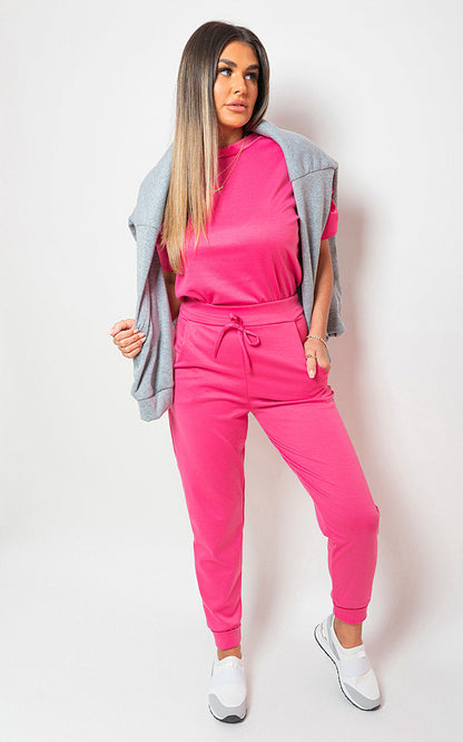 Ruched Sleeve Top & Trousers Co-ord Set-8