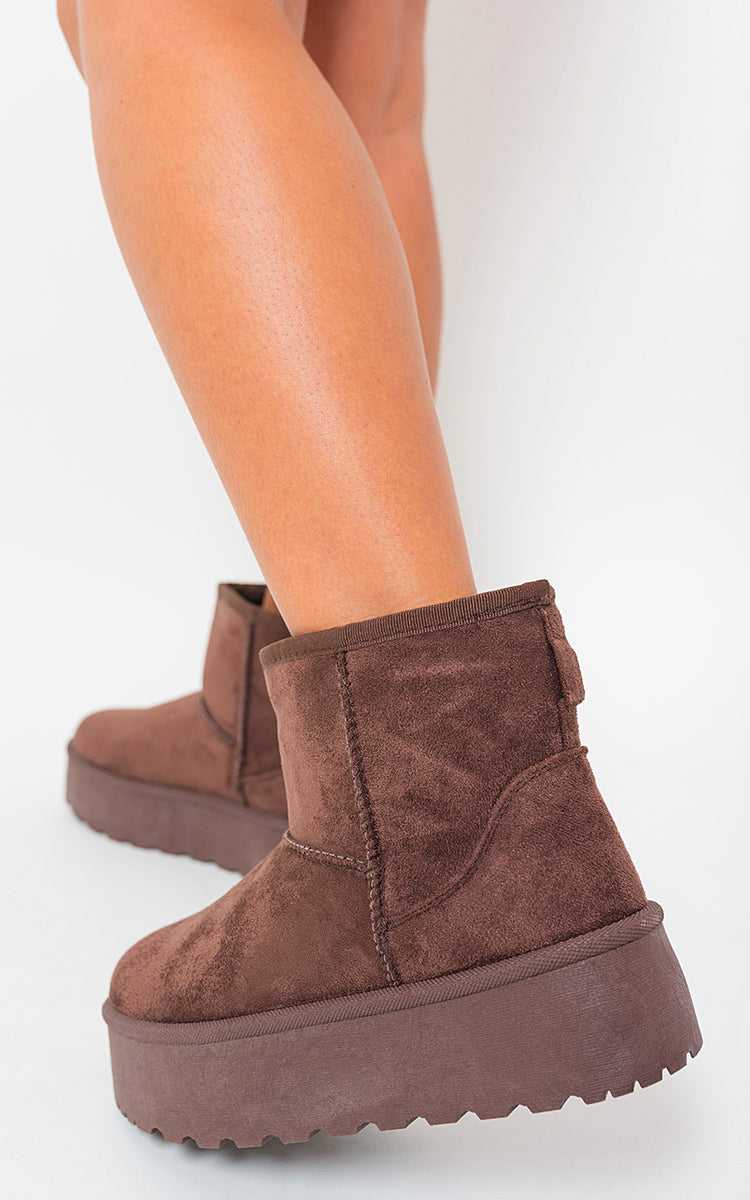 Thick Heel Platform Boots-9