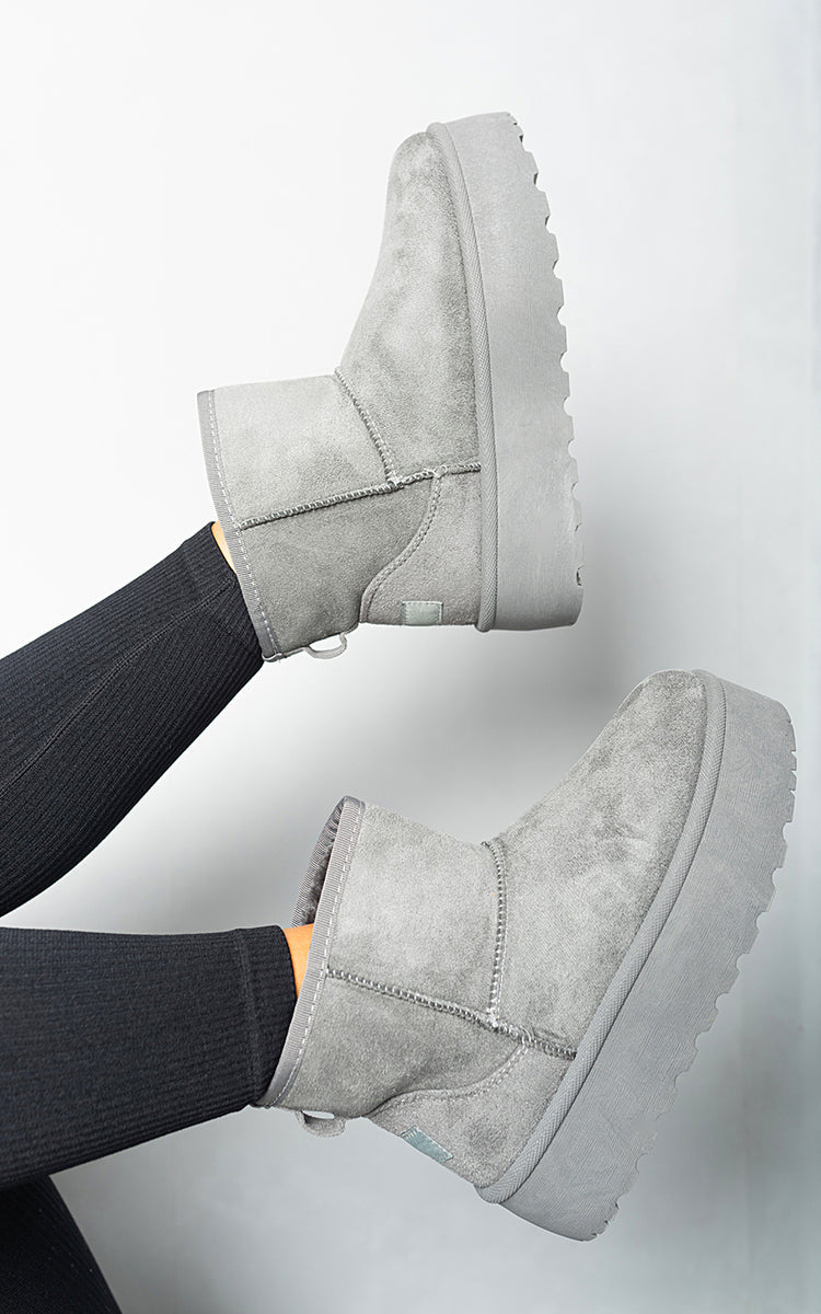 Thick Heel Platform Boots-2