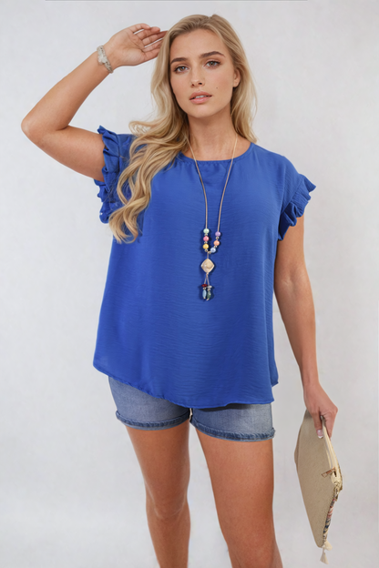 Oversized Top and Wide Leg Trousers Co-ord Set