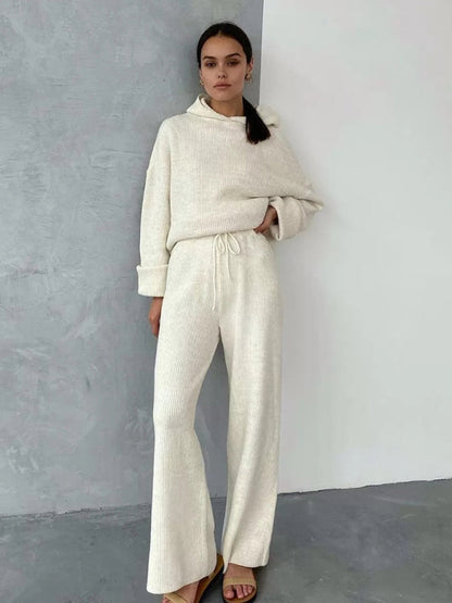 Women's Home Fashion Sports Sweatshirt Set Two-Piece Set