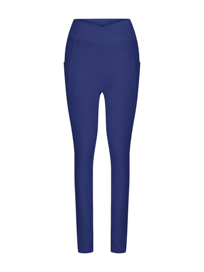 New Women's High Waist Hip Pocket Yoga Pants