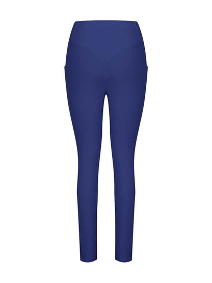 New Women's High Waist Hip Pocket Yoga Pants