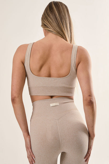 Ribbed Seamless Bra