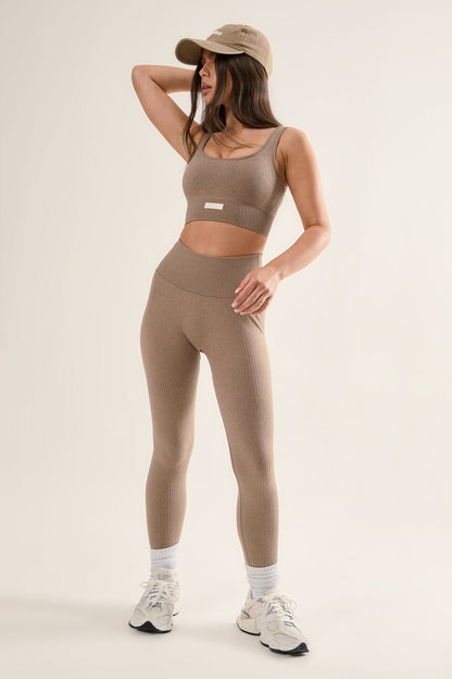 Ribbed Seamless Bra