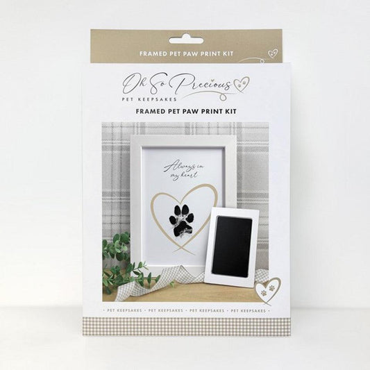 Oh So Precious Paw Print Memory Ink Picture Frame A5