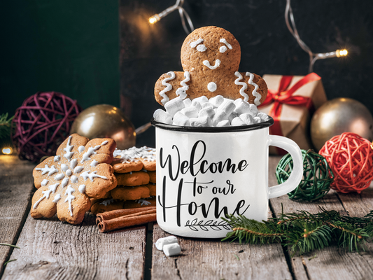 Welcome To Our Home Family Mug-0