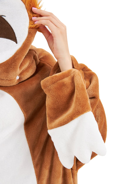 Oversized Sloth Animal Wearable Blanket Hoodie Soft Fleece Hooded Blanket with Sleeves Warm Winter Loungewear by OLIVIA ROCCO