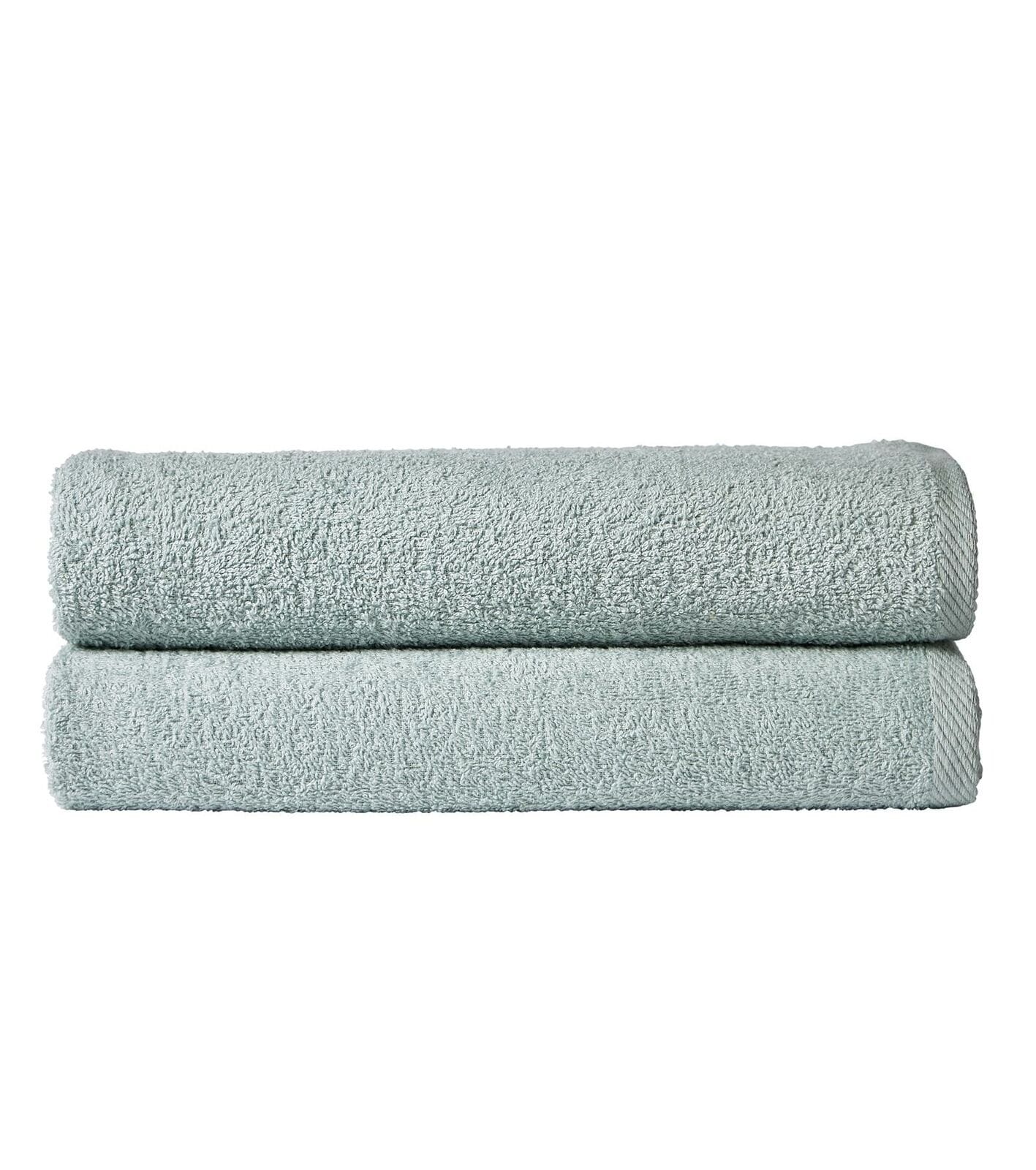 Pack of 2 Large Quick-Drying Lightweight Easycare Indus Valley Cotton Bath Sheets 80x140 cm for Home Travel Gym Holidays Multiple Colours by OLIVIA ROCCO