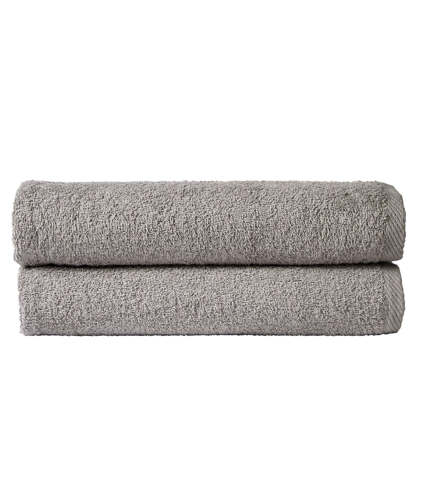 Pack of 2 Large Quick-Drying Lightweight Easycare Indus Valley Cotton Bath Sheets 80x140 cm for Home Travel Gym Holidays Multiple Colours by OLIVIA ROCCO