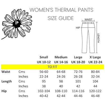 Pack of 2 Womens Thermal Pants Advanced Insulating Yarn Cotton Rich Ribbed Comfort Fit for Running Hiking Workwear in White Grey Black by Heatwave Thermalwear