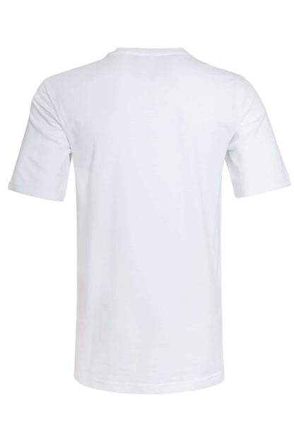 Pack of 3 Men's Plain T-Shirts Soft Breathable Cotton Polyester Blend Short Sleeve Tees Versatile Classic Colors by Sock Stack