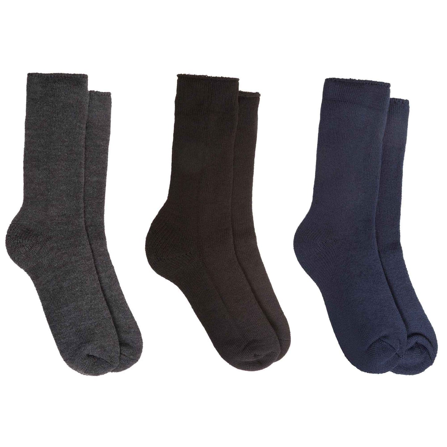 Pack of 3 Mens Heavy Duty Thermal Boot Socks Extra Warm Insulated for Hiking and Cold Weather UK Sizes 6-11 Heat 2.3 Tog Rating by Heatwave Thermalwear